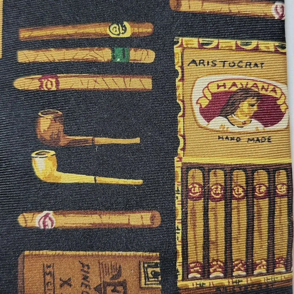 Jos A‎ Bank Corporate Men Silk Neck Tie Cigar Pipe